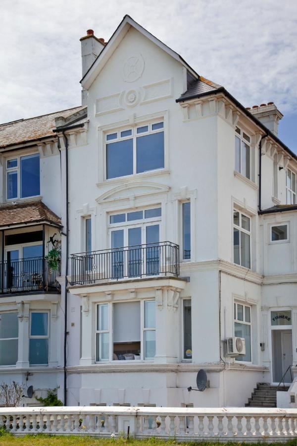 Beachfront Compact Coastal Crib, Direct Sea Views & Air Conditioning Littlestone-on-Sea 外观 照片